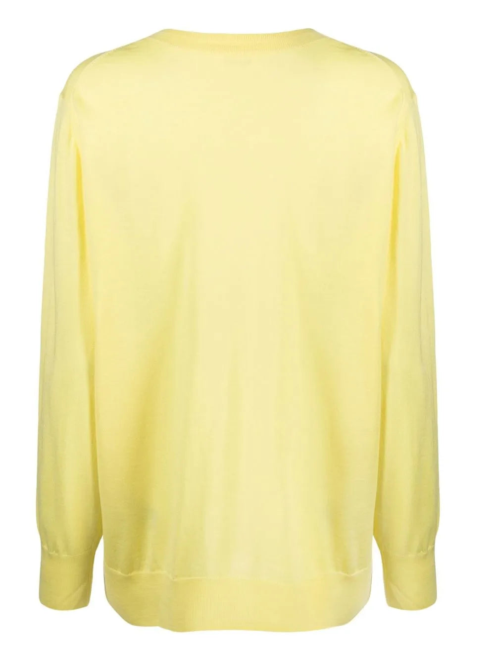 V-Neck Fine-Knit Jumper