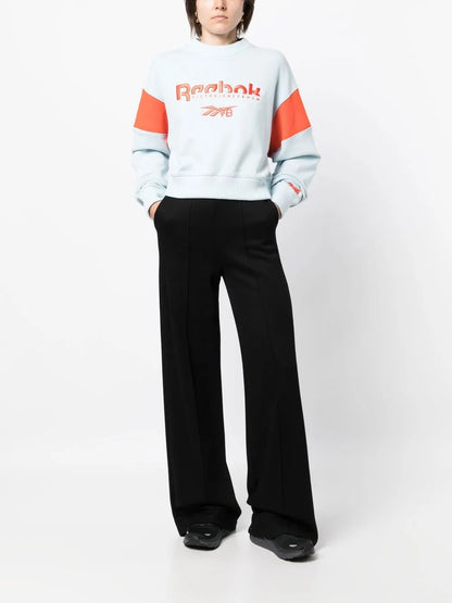 Logo-Print Crew Neck Sweatshirt