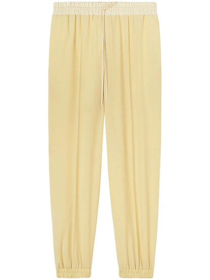 Drawstring-Fastening Waist Trousers