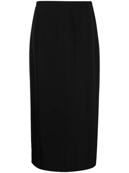 High-Waisted Midi Skirt