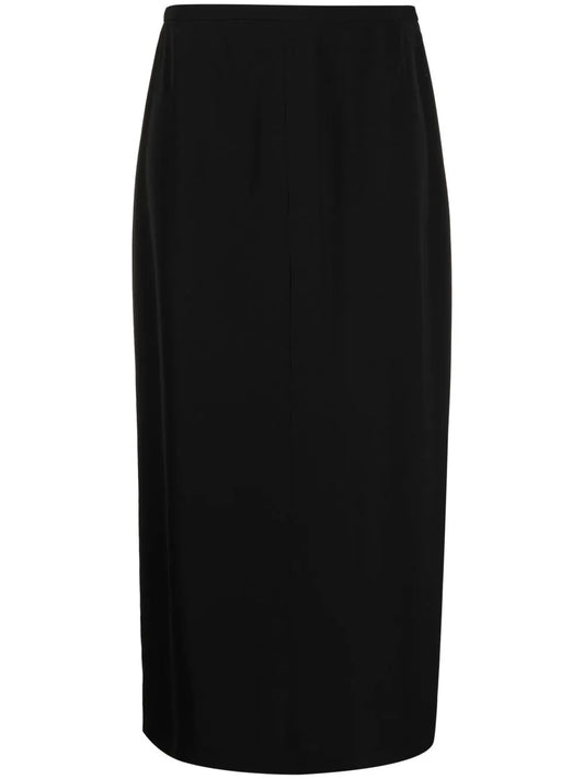 High-Waisted Midi Skirt