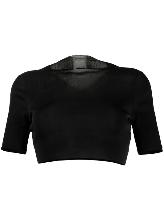 Cropped Short-Sleeve Top