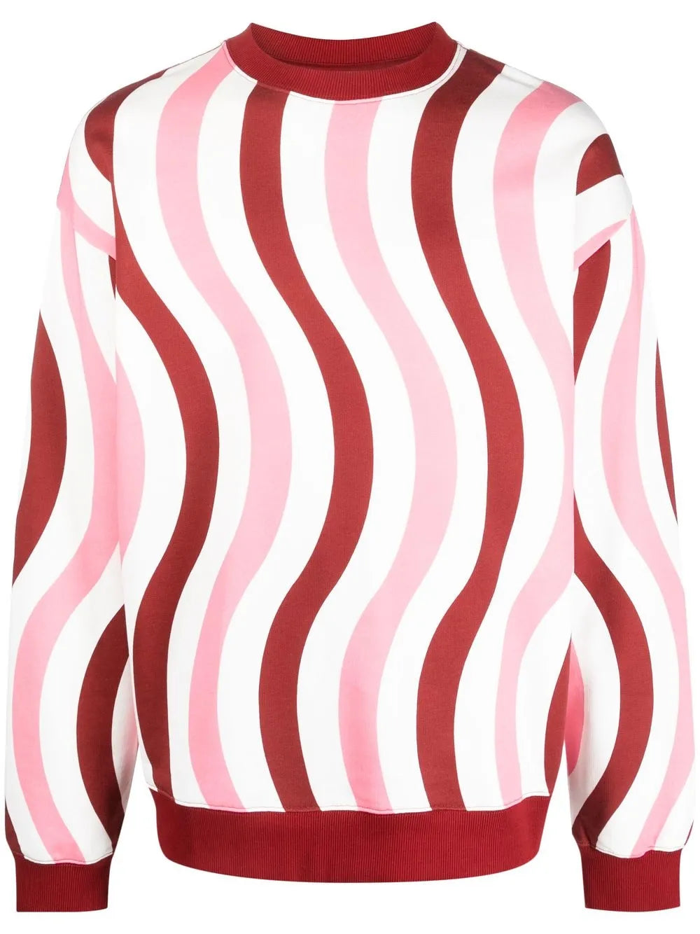 Wave-Print Cotton Sweatshirt