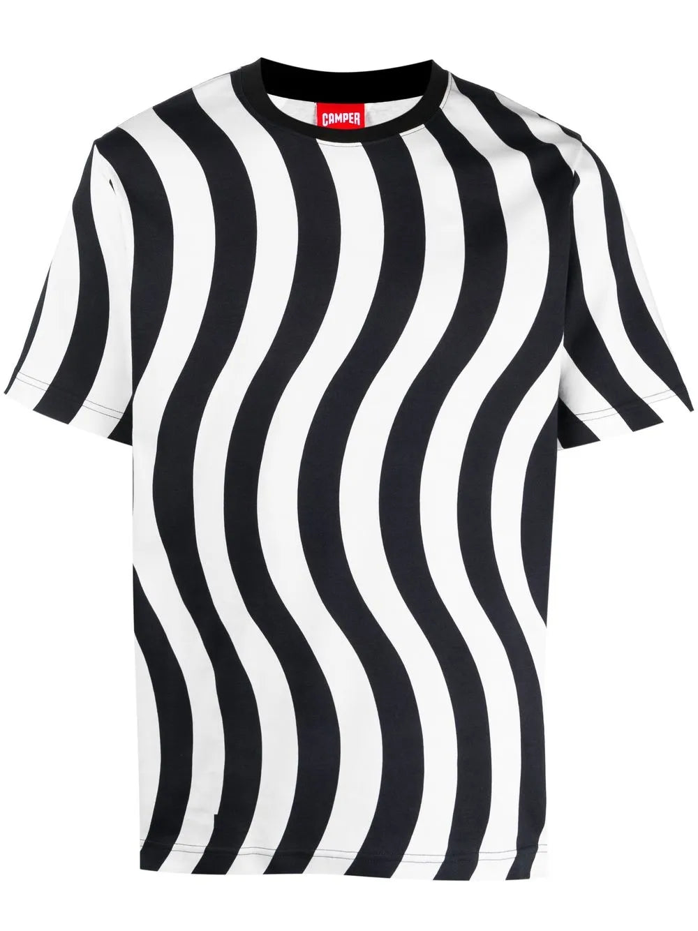 Wave-Print Short-Sleeve T-Shirt