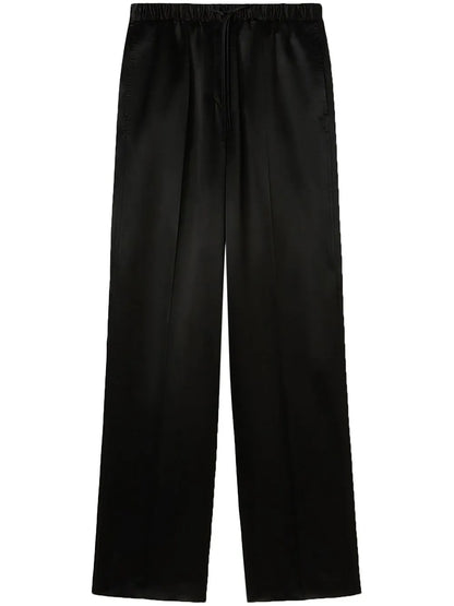 Satin-Finish Trousers