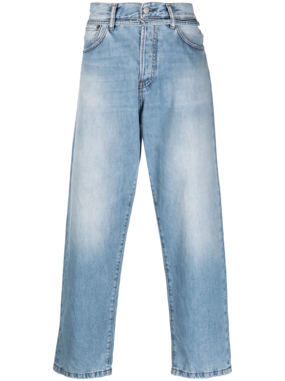 Straight-Leg Cotton Jeans