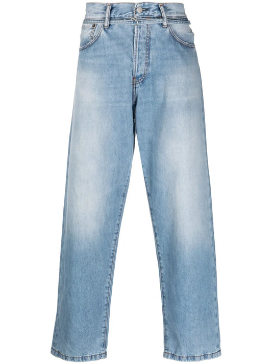 Straight-Leg Cotton Jeans