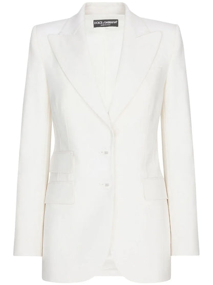 Single-Breasted Wool Blazer