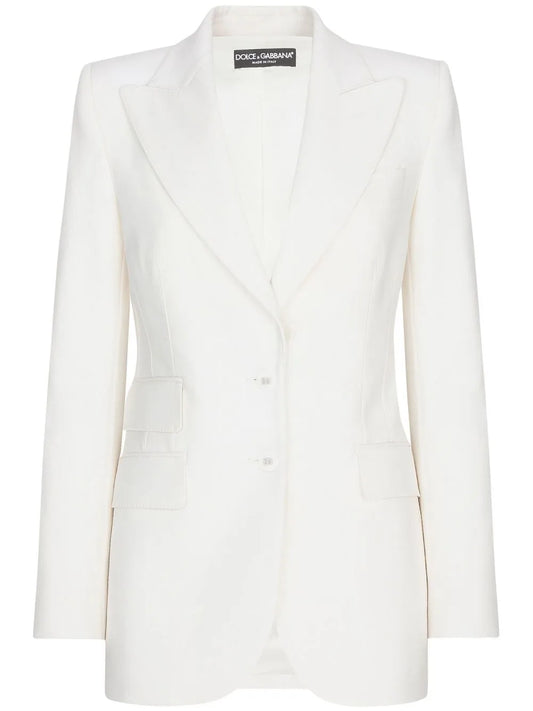 Single-Breasted Wool Blazer