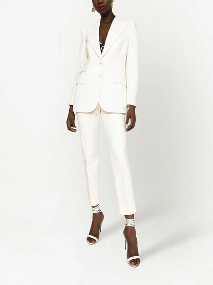 Single-Breasted Wool Blazer
