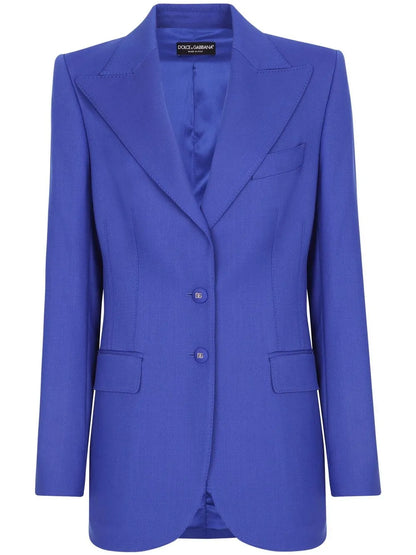 Single-Breasted Wool Blazer