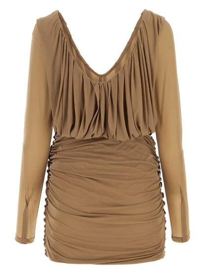 V-Neck Minidress