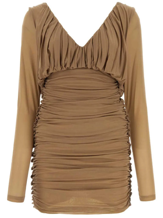 V-Neck Minidress