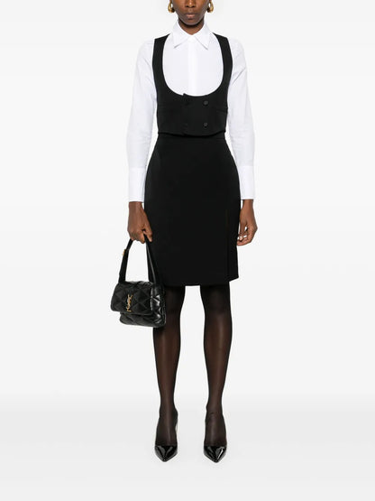 Double-Breasted Cropped Waistcoat