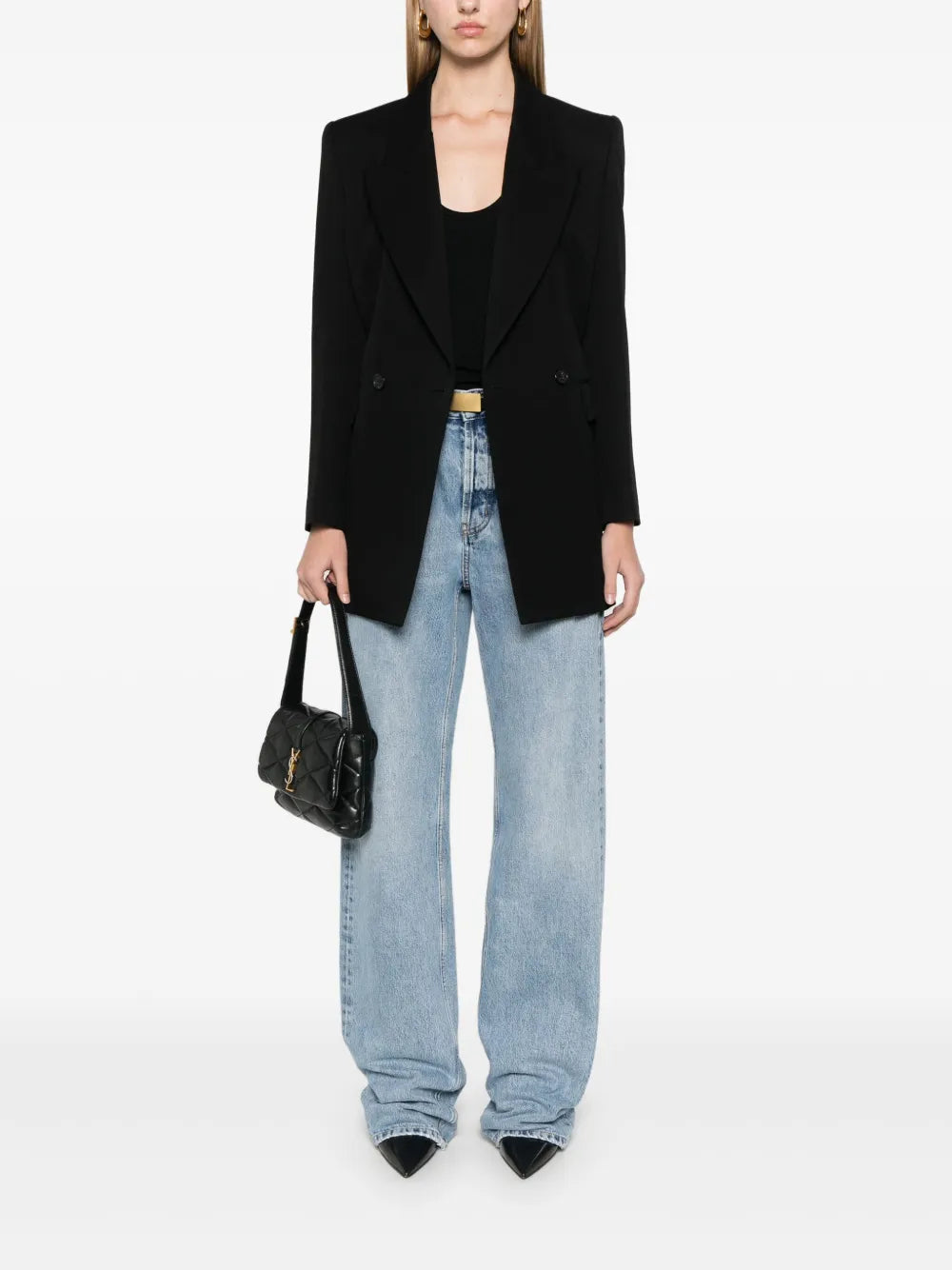 Double-Breasted Wool Blazer