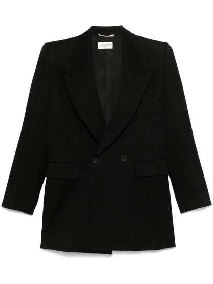 Double-Breasted Wool Blazer