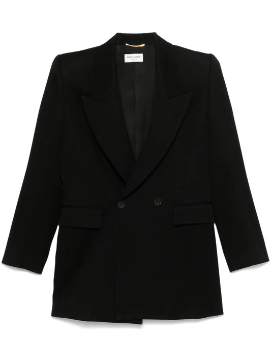 Double-Breasted Wool Blazer