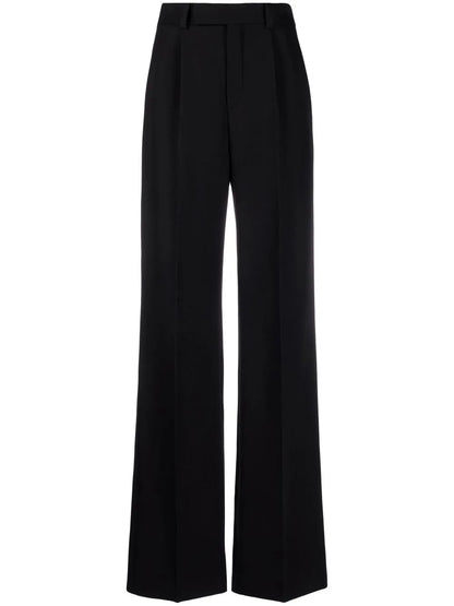 High-Waisted Wide-Leg Trousers