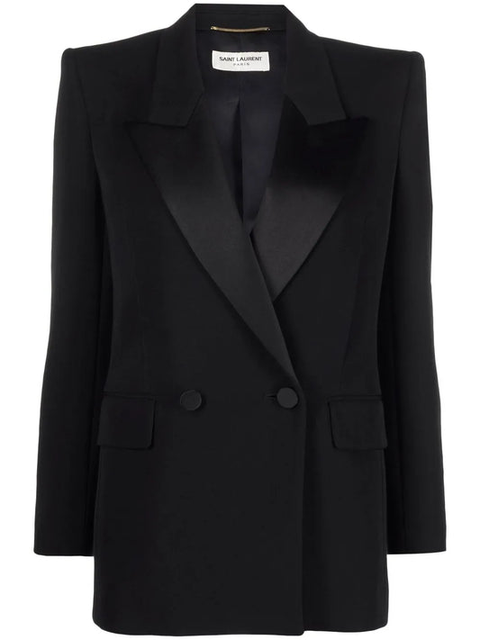 Double-Breasted Wool Blazer