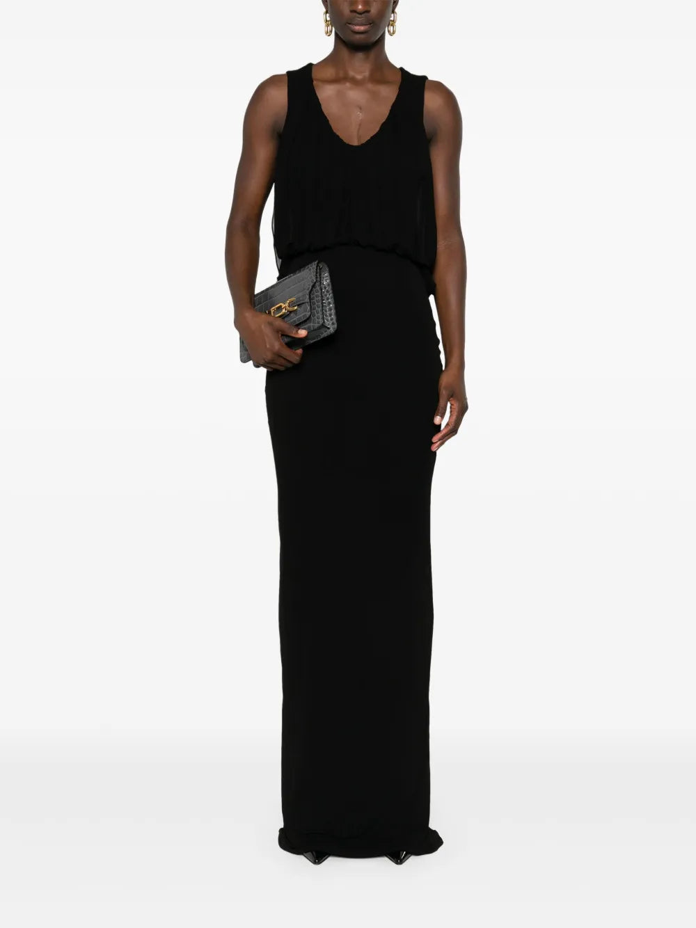 Draped Maxi Dress