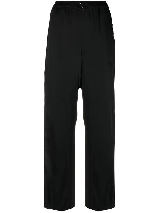 Logo-Embroidered Crop Trousers