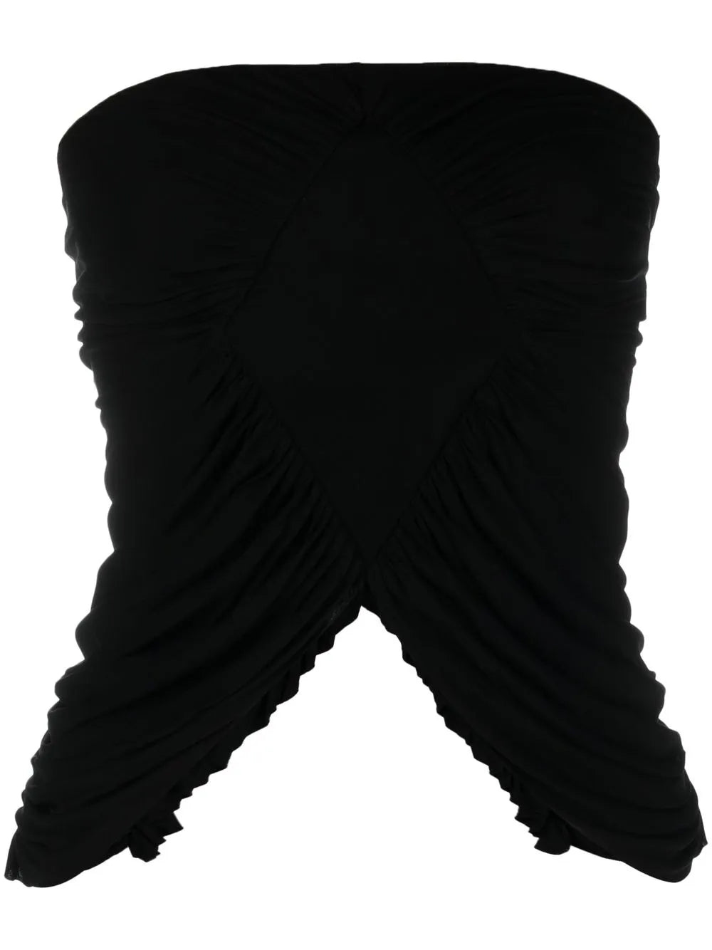 Ruched Strapless Top
