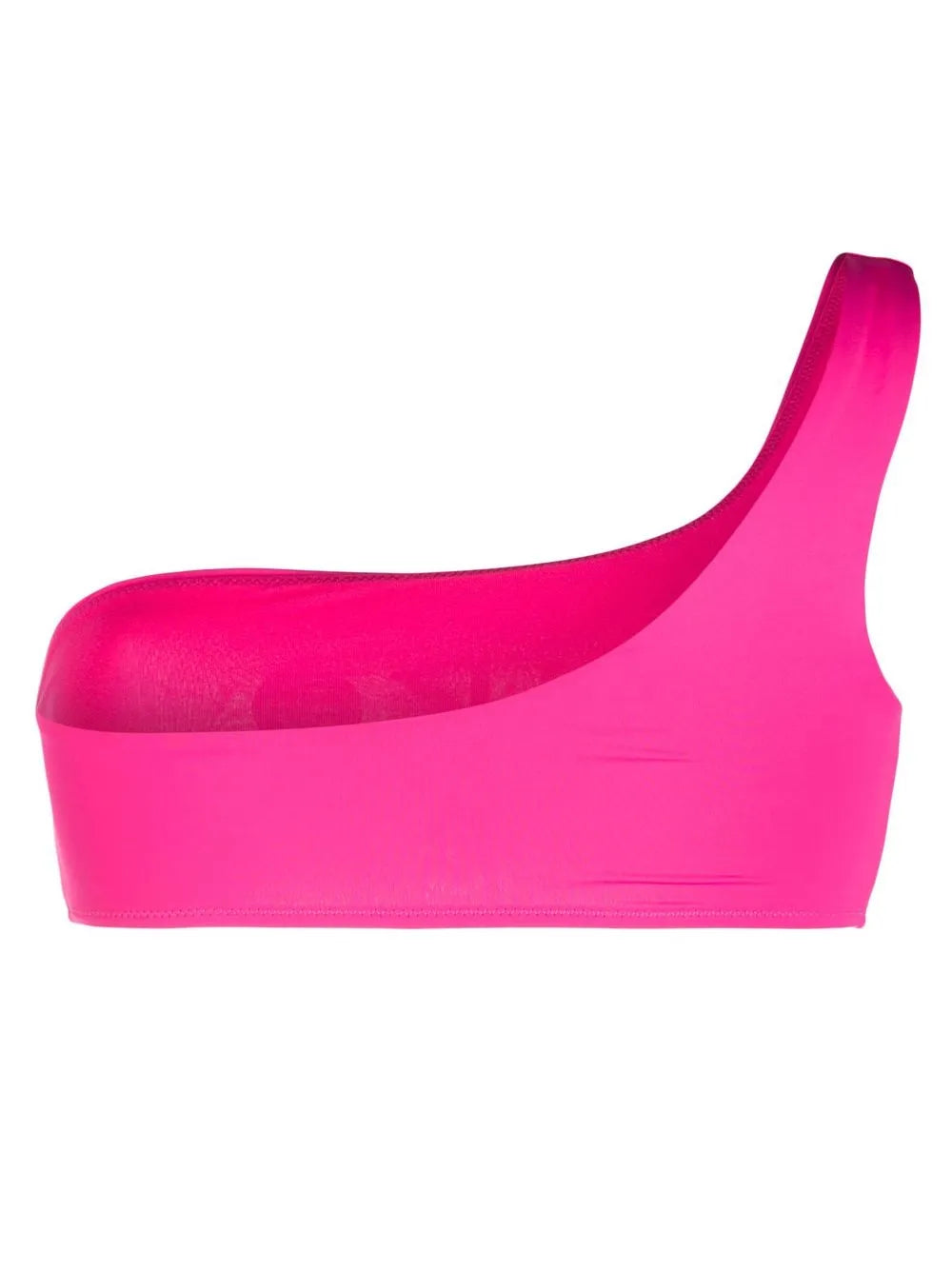 One-Shoulder Logo Bikini Top