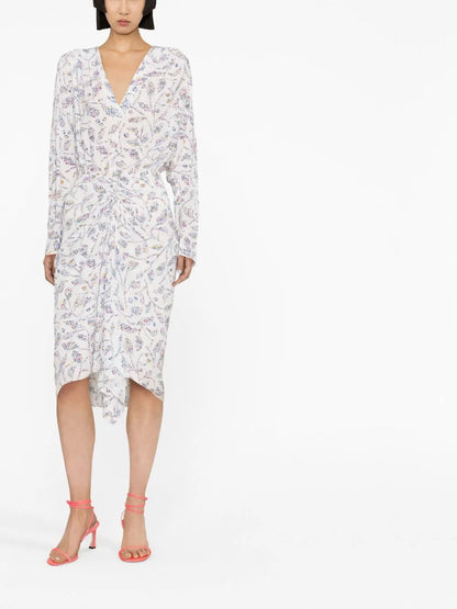 Danalia Wrap Midi Dress