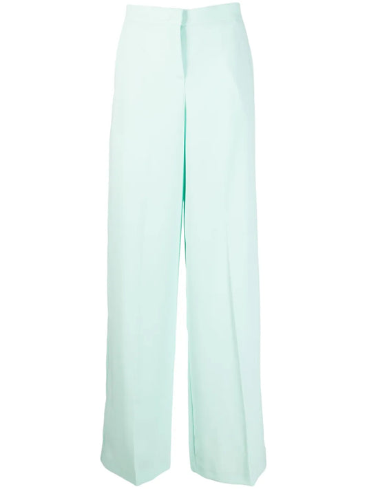 High-Waisted Wide-Leg Trousers