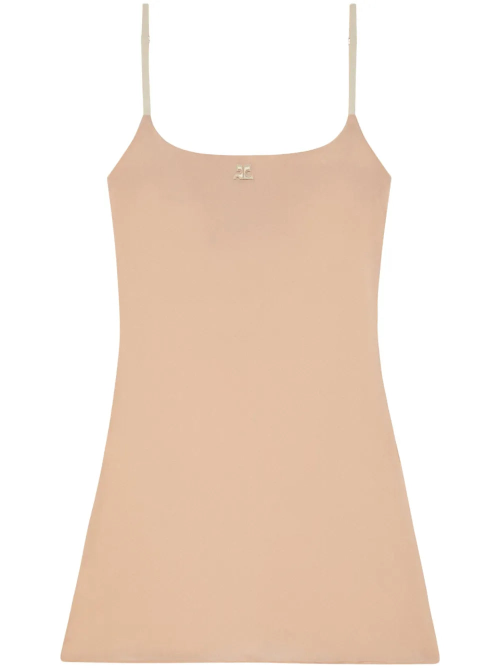 Logo-Patch Sleeveless Minidress