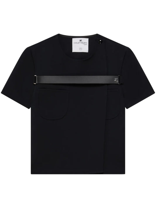 Strap-Detail T-Shirt