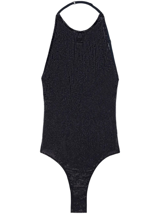 Crystal-Embellished Halterneck Body