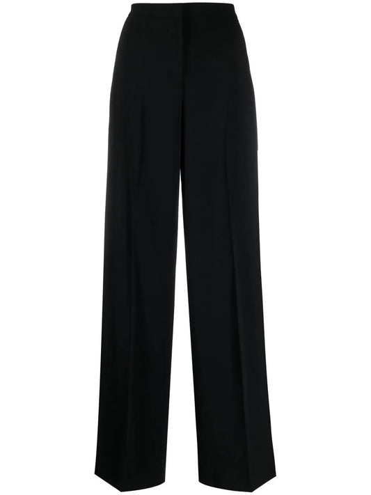 High-Waisted Wide-Leg Trousers