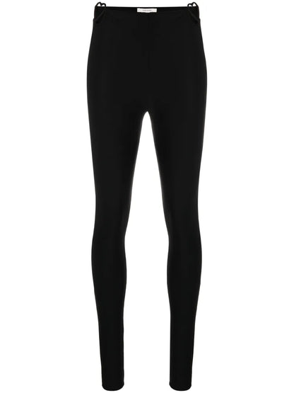 Heart-Cut Out High-Waisted Leggings