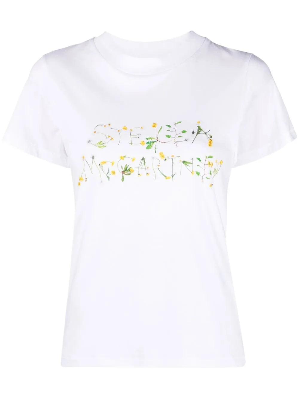 Floral Logo-Print T-Shirt