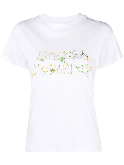 Floral Logo-Print T-Shirt
