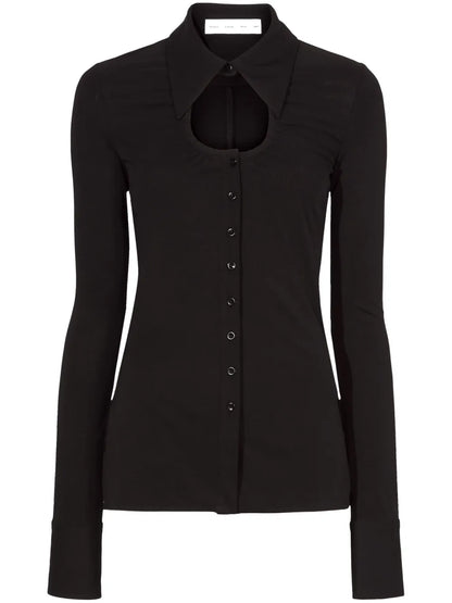 Cut-Out Detail Shirt