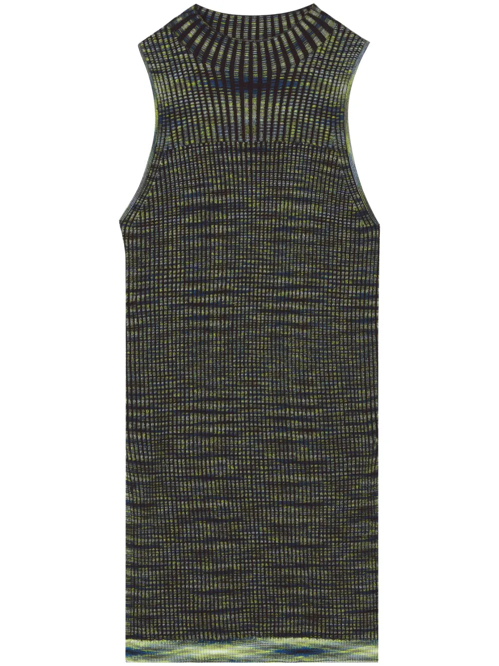 Space Dye Ribbed-Knit Top