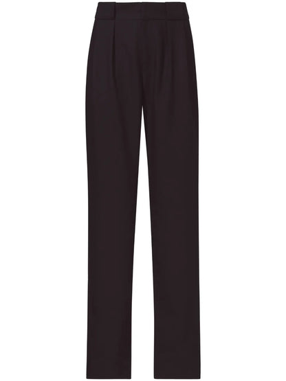 Pleat-Detail Tailored Trousers