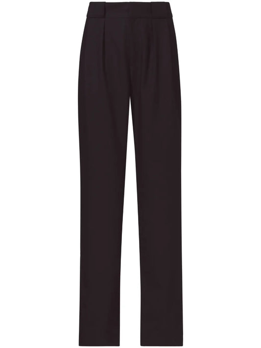 Pleat-Detail Tailored Trousers