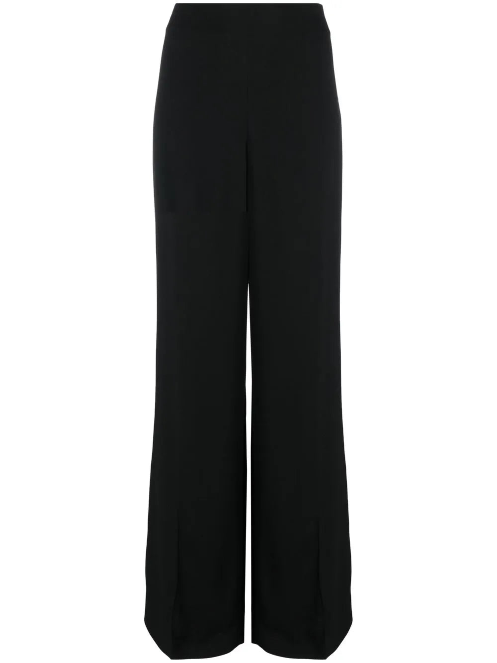 High-Waisted Flared Trousers