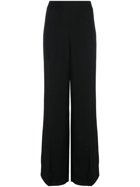 High-Waisted Flared Trousers