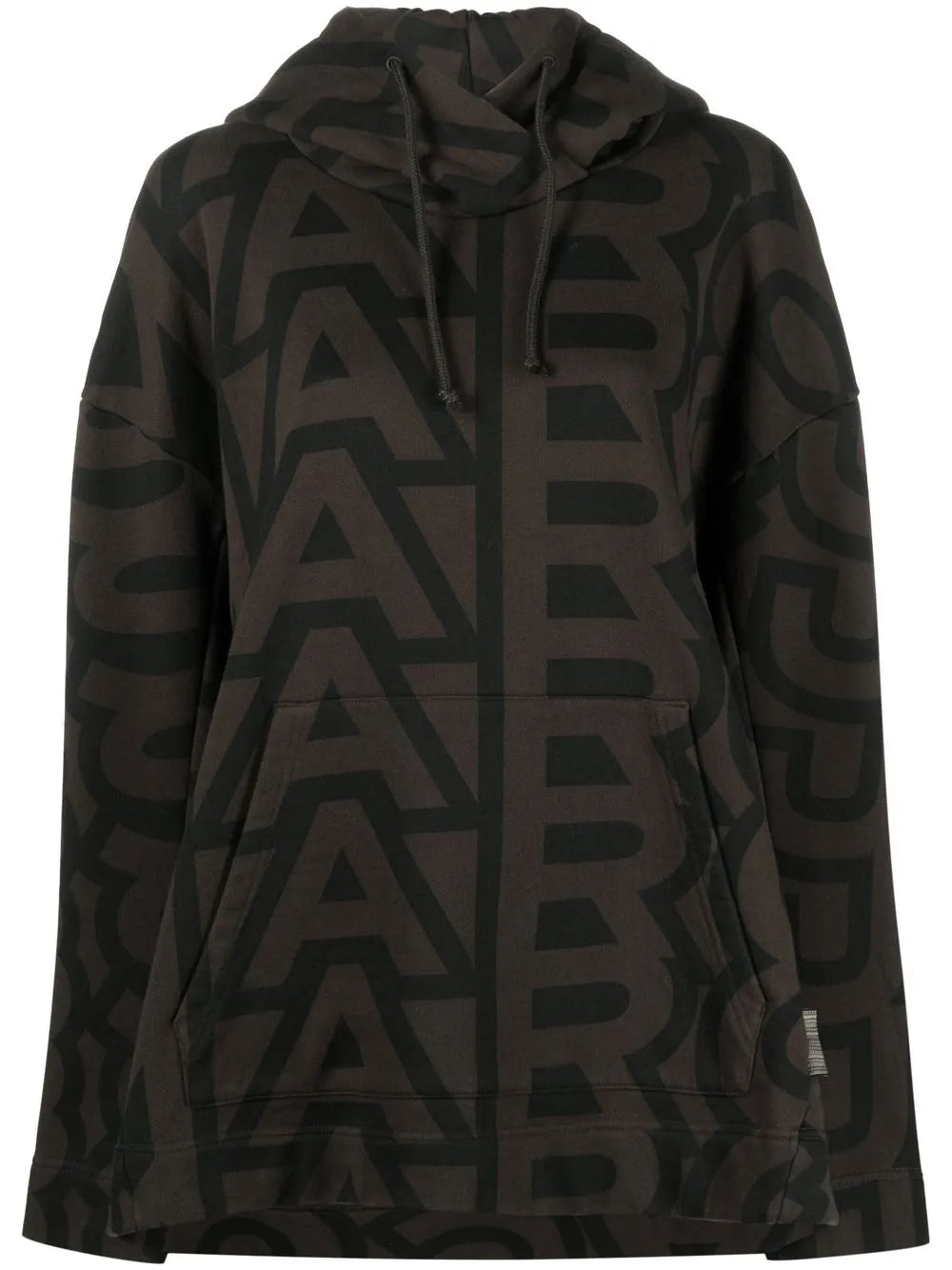 Monogram Oversized Drawstring Hoodie
