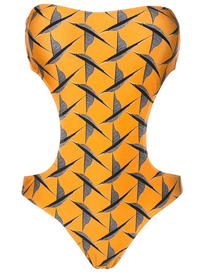 Taylor Bird-Print Swimsuit