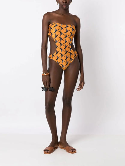 Taylor Bird-Print Swimsuit
