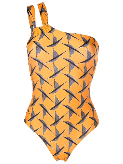 Miusha One-Shoulder Swimsuit