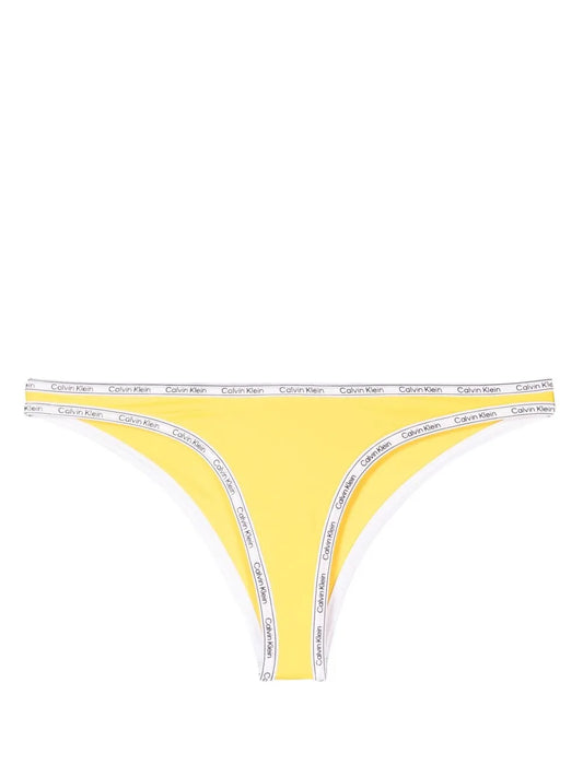 Logo-Print Strap Bikini Bottoms