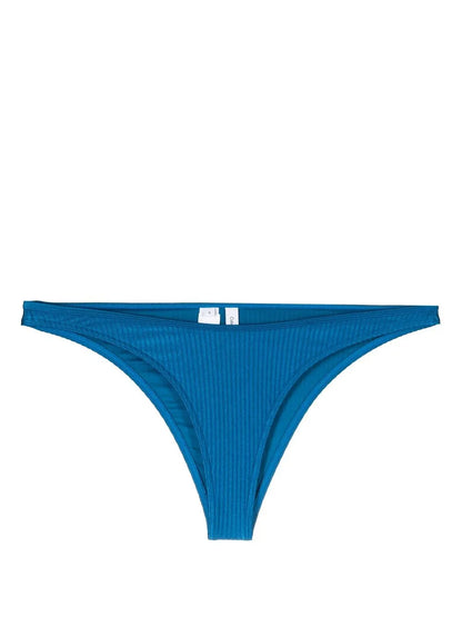 Ribbed-Detail Bikini Bottoms