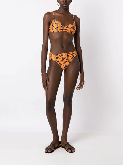 Jasper Draped-Waist Bikini Bottom