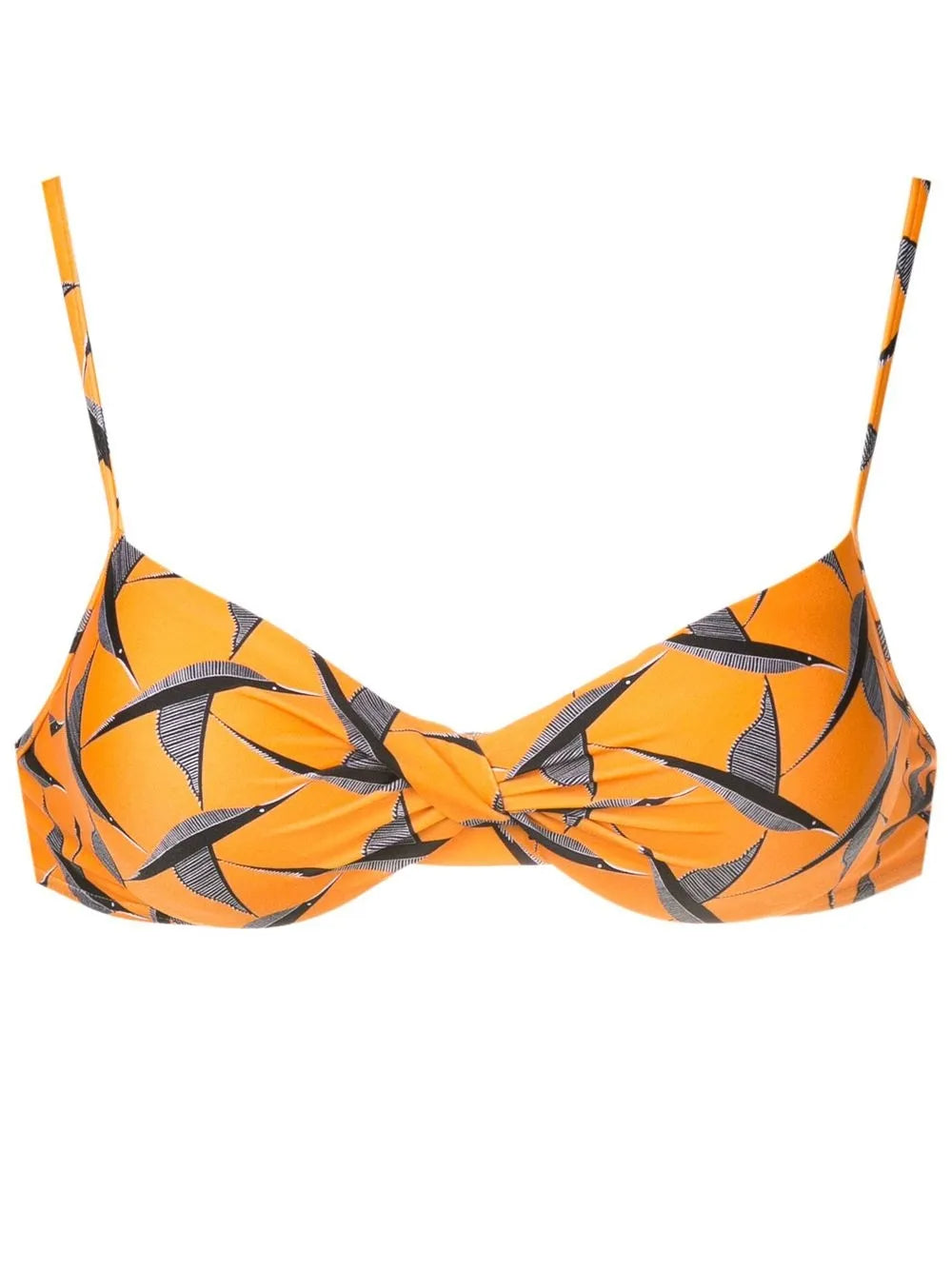 Cassis Twisted Stretched Bikini Top